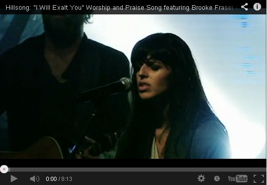 I will Exalt You by Hillsong on YouTube